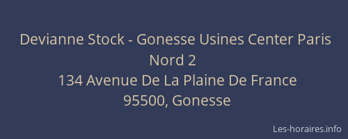 Devianne Stock - Gonesse Usines Center Paris Nord 2