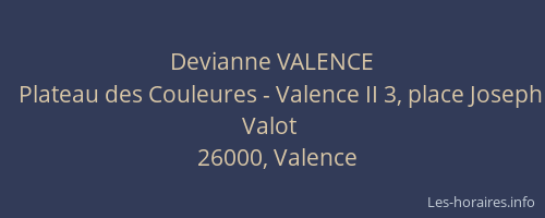 Devianne VALENCE