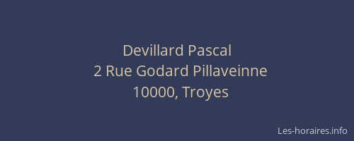 Devillard Pascal