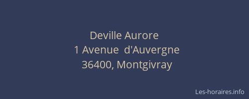 Deville Aurore