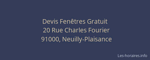 Devis Fenêtres Gratuit