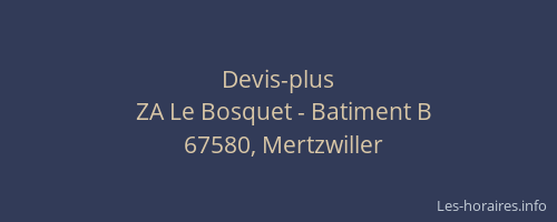 Devis-plus