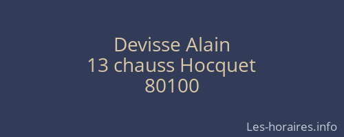 Devisse Alain