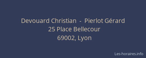 Devouard Christian  -  Pierlot Gérard