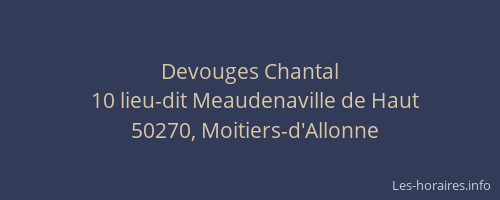 Devouges Chantal