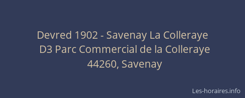 Devred 1902 - Savenay La Colleraye