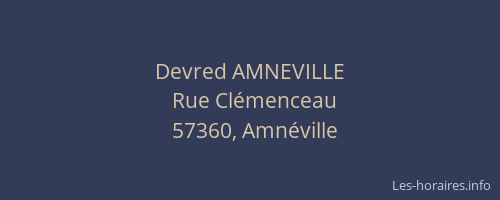 Devred AMNEVILLE