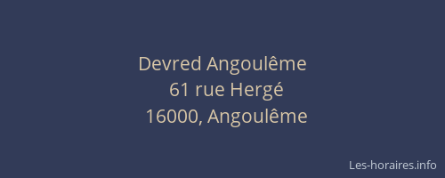 Devred Angoulême