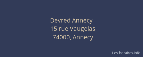 Devred Annecy