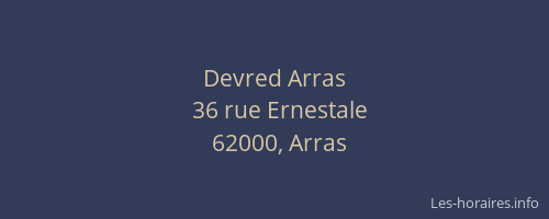 Devred Arras