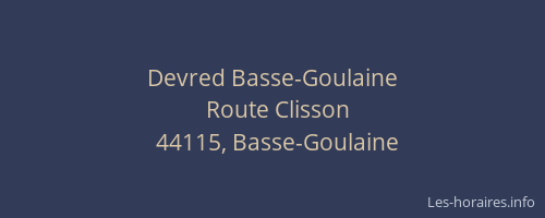 Devred Basse-Goulaine