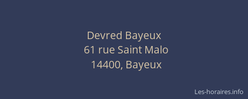 Devred Bayeux