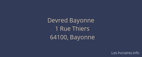Devred Bayonne
