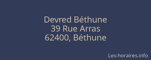 Devred Béthune