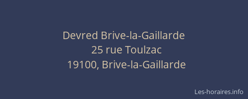 Devred Brive-la-Gaillarde