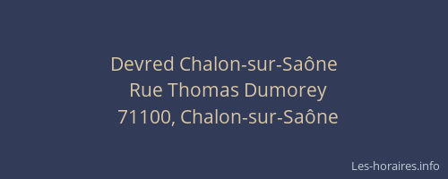 Devred Chalon-sur-Saône
