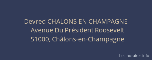 Devred CHALONS EN CHAMPAGNE