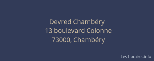 Devred Chambéry