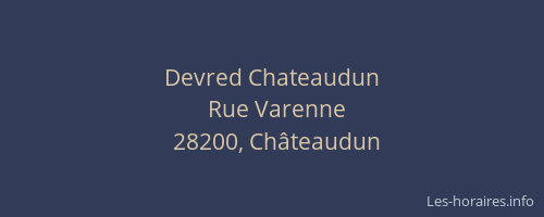 Devred Chateaudun