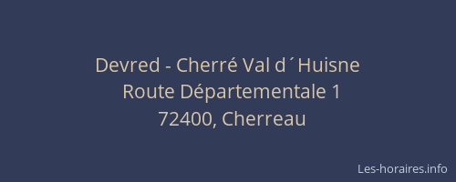 Devred - Cherré Val d´Huisne