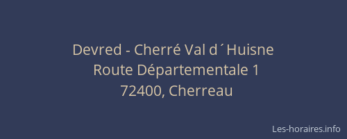 Devred - Cherr&eacute; Val d&acute;Huisne