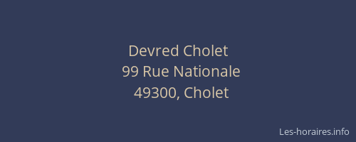 Devred Cholet