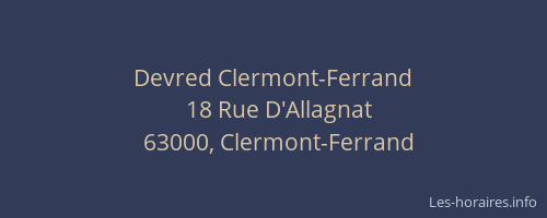 Devred Clermont-Ferrand