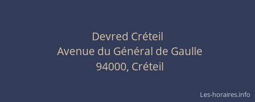 Devred Cr&eacute;teil