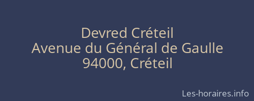 Devred Créteil