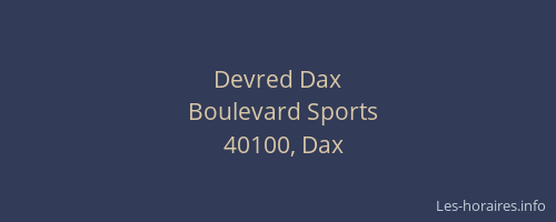 Devred Dax