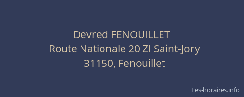 Devred FENOUILLET