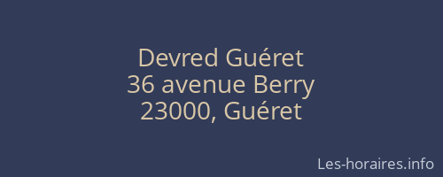 Devred Guéret