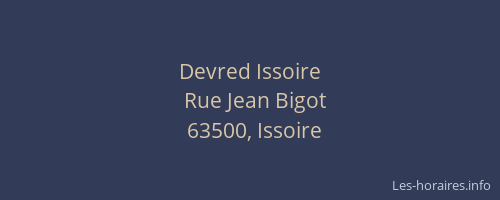 Devred Issoire