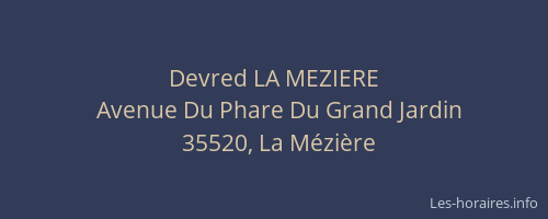 Devred LA MEZIERE