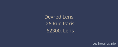 Devred Lens