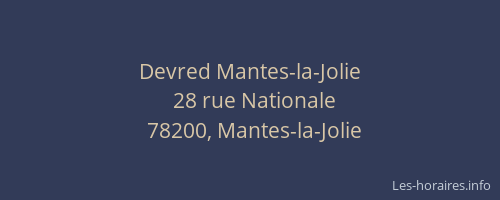 Devred Mantes-la-Jolie