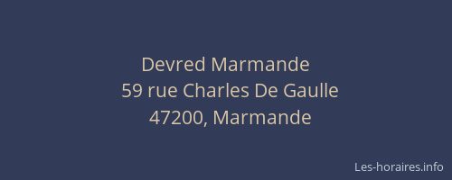 Devred Marmande