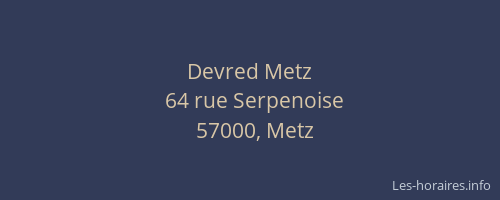 Devred Metz