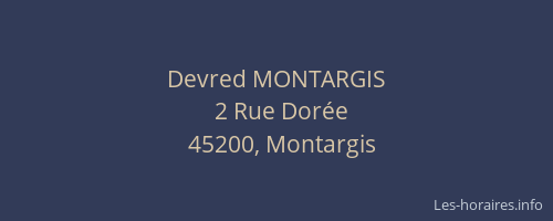 Devred MONTARGIS