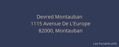 Devred Montauban