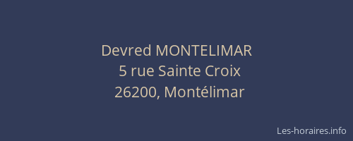 Devred MONTELIMAR