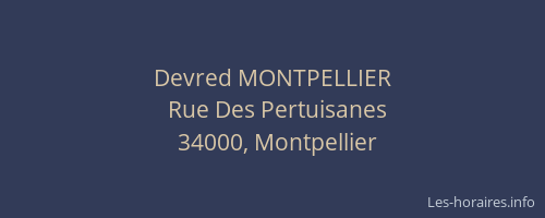 Devred MONTPELLIER