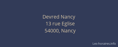 Devred Nancy