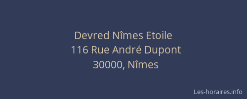 Devred Nîmes Etoile