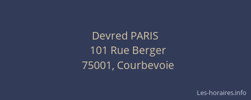 Devred PARIS