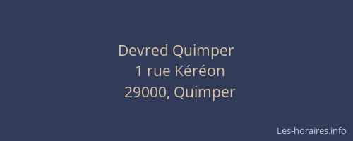 Devred Quimper