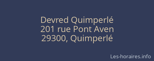 Devred Quimperlé