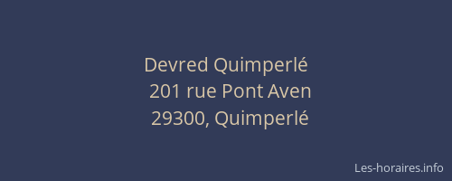 Devred Quimperlé