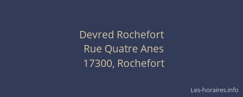 Devred Rochefort