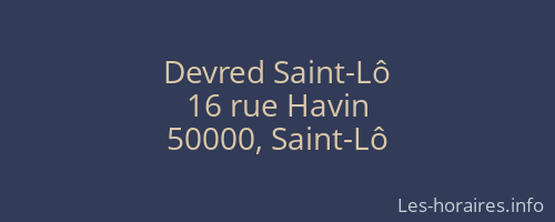 Devred Saint-Lô